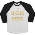 Proud Son Of 2023 Class MBA Graduate Family Graduation Baseball Raglan Shirt
