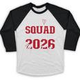 Proud Squad Of a Class Of 2026 Graduate For Graduation Baseball Raglan Shirt