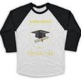 Proud Step Dad The Class Of 2019 Graduate Graduation Shirt Baseball Raglan Shirt