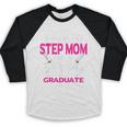 Proud Step Mom Of 2019 Graduate Class 2019 Tshirt Graduation Baseball Raglan Shirt