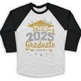 Proud Twin Of a 2025 Graduate Team 25 Senior Graduation Baseball Raglan Shirt