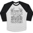 Proud Uncle Of A 2018 Graduate Senior Graduation Shirt Baseball Raglan Shirt