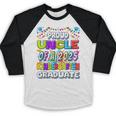 Proud UNCLE Of a 2025 Kindergarten Graduate Graduation Baseball Raglan Shirt