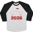 Proud Uncle Of A 2026 Graduate Senior Family Graduation Baseball Raglan Shirt
