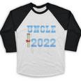 Proud Uncle Of A Class Of 2022 Graduate 22 Senior Graduation Baseball Raglan Shirt