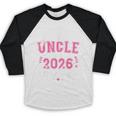 Proud Uncle Of a Class Of 2026 Graduate For Graduation Baseball Raglan Shirt