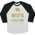 Proud Wife Of 2024 College Graduate Family 24 Graduation Baseball Raglan Shirt