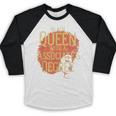 Queen Associate Degree Afrocentric GraduationShirt Baseball Raglan Shirt