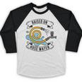Raised On Hose Water Nostalgia Saying Baseball Raglan Shirt