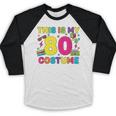 Retro 80's Costume 80s Nostalgia Party Baseball Raglan Shirt