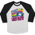 Retro Cassette Vintage 80s Nostalgia Baseball Raglan Shirt Retro Cassette Vintage 80s Nostalgia Baseball Raglan Shirt