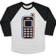 Retro Cell Vintage Mobile Phone 90s Nostalgia Vaporwave Fun Baseball Raglan Shirt Retro Cell Vintage Mobile Phone 90s Nostalgia Vaporwave Fun Baseball Raglan Shirt