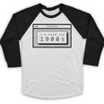 Retro Computer Screen I'm From The 1900s Birthday Baseball Raglan Shirt Retro Computer Screen I'm From The 1900s Birthday Baseball Raglan Shirt