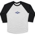 Retro Get To Da Choppa Shirt 80s Movie Nostalgia Tee Premium Tri-Blend Baseball Raglan Shirt