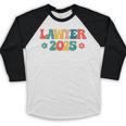 Retro Lawyer 2025 Attorney School Graduation Student Lawyer Baseball Raglan Shirt
