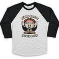 Retro Roast Coffee Retro Cartoon Vintage Nostalgia Fun Baseball Raglan Shirt