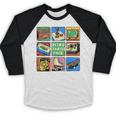 Retro Starter Pack 80s 90s Vintage Nostalgia Cassette Tape Baseball Raglan Shirt