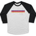 Retro VHS Tape 80s 90s Nostalgia For Movie Fans Baseball Raglan Shirt