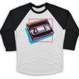 Retro VHS Vaporwave Video Cassette Nostalgia Geek Chic Baseball Raglan Shirt Retro VHS Vaporwave Video Cassette Nostalgia Geek Chic Baseball Raglan Shirt