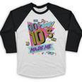 Retro Vintage 00's Baby 10's Made Me Nostalgia Classic Baseball Raglan Shirt