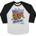 Retro Vintage 70's Baby 80's Made Me Nostalgia Classic Baseball Raglan Shirt