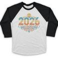 Retro Vintage Style 2026 Nostalgia Sunset Family Reunion Baseball Raglan Shirt