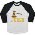 All Rise Here Comes The Judge Lawyer Graduation Quote Baseball Raglan Shirt