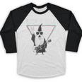 Rock & Roll Wizard Music Nostalgia Baseball Raglan Shirt