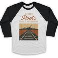 Rust Belt Midwest Nostalgia Steel Town Working Class Pride Baseball Raglan Shirt