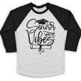 That Says Senior Vibes Graduation Diploma School Spirit Baseball Raglan Shirt