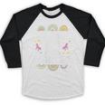 School's Out For Summer Unicorn Graduation Teacher Student Baseball Raglan Shirt