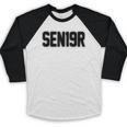 SEN19R Senior 2019 High School Graduation Party T-Shirt Baseball Raglan Shirt