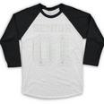 Senior 01 Class Of 2001 Retro College High School Graduation Baseball Raglan Shirt