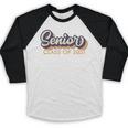 Senior 2021 Grad Shirt Retro 2021 Graduation Baseball Raglan Shirt