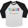 Senior 2025 Graduation My Last First Day Of Class Of 2025 Baseball Raglan Shirt