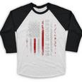 Senior 2026 American Flag Shirt USA Graduation Class Of 2026 Baseball Raglan Shirt