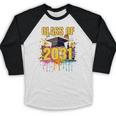 Senior 31 Class Of 2031 Back To School Graduation 2031 Baseball Raglan Shirt