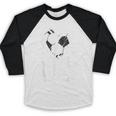 Senior Aunt Class Of 2026 Soccer Graduation Heart Baseball Raglan Shirt