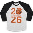 Senior Basketball Class Of 2026 Crew Basketball Graduation Baseball Raglan Shirt