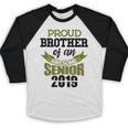 Senior Class Of 2019 Tshirt Graduation Awesome Brother Baseball Raglan Shirt