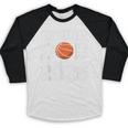 Senior Dad Class Of 2026 Cute Basketball Dad Graduation 2026 Baseball Raglan Shirt