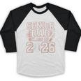 Senior Dad Class Of 2026 Graduate Baseball 2026 Graduation Baseball Raglan Shirt
