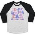 In My Senior Era Class Of 2025 Groovy Senior 2025 Graduation Baseball Raglan Shirt