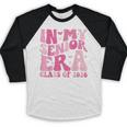 In My Senior Era Class Of 2026 Retro Senior 2026 Graduation Baseball Raglan Shirt