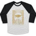 Senior Graduate 2024 Queen Graduation Educated Melanin Baseball Raglan Shirt