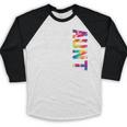 Senior Graduation Class Of 2023 Aunt Senior Tie Dye Baseball Raglan Shirt