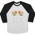 Senior Graduation Trip Cruise 2024 Retro Ship Party Cruise Baseball Raglan Shirt
