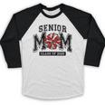 Senior Mom 2025 Cheer Mama Class Of 2025 Graduation Baseball Raglan Shirt