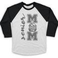 Senior Mom 2026 Wrestling Athlete Proud Parent Graduation Baseball Raglan Shirt