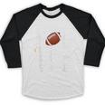 Senior Mom Class Of 2024 Football Proud Mom Graduation Baseball Raglan Shirt